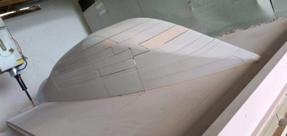 Machining CNC pour le moule Master en FRP sur mesure