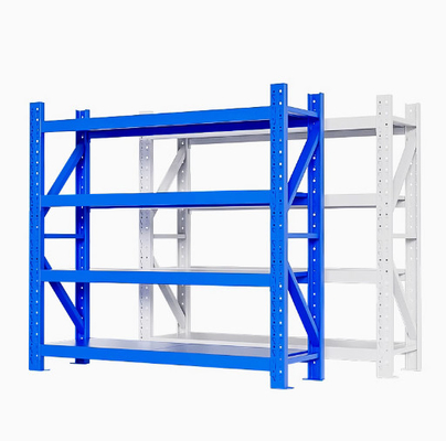2000*600*2000mm Longspan Display Étagère en acier rangement de charge moyenne étagères et étagères Garage rangement de stockage