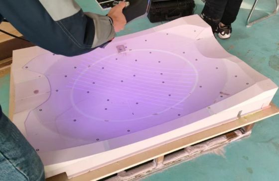 Le moule à motifs en bois de balsa CNC pour GFRP