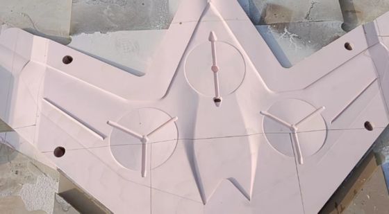 Le moule à motifs en bois de balsa CNC pour GFRP