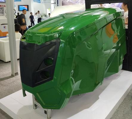 Installation rapide et facile de la carrosserie de camion en plastique renforcé de fibre de verre avec surface peinte au gel coat