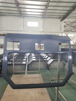 Installation rapide et facile de la carrosserie de camion en plastique renforcé de fibre de verre avec surface peinte au gel coat