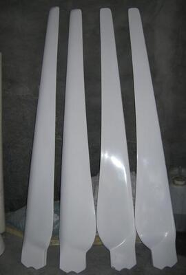 Blade de turbine éolienne à axe horizontal et vertical protégée par une extrémité avant durable