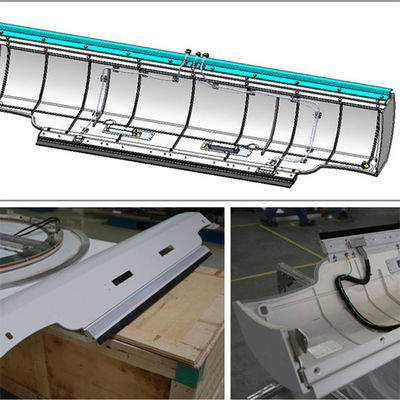 Pièces de carrosserie de bus en PRF personnalisées, excellente résistance aux intempéries et diverses spécifications pour les bus